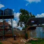 water tower installation